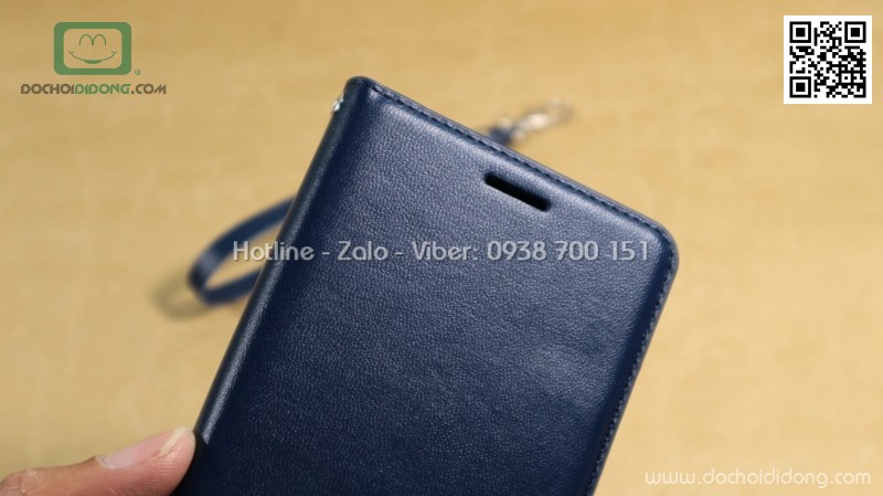 Bao da Samsung J7 Prime Hanman dạng ví có nam châm