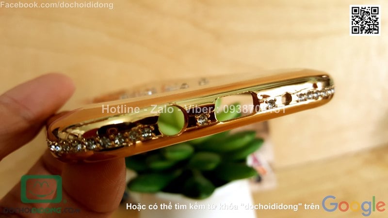 Ốp lưng Samsung Galaxy J5 đính đá hình con công