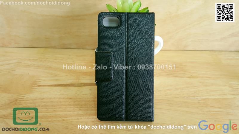 Bao da Blackberry Z10 Piercedan nghe nhanh quai gài