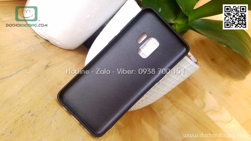 Ốp lưng Samsung S9 Mean Love lưng da chống sốc