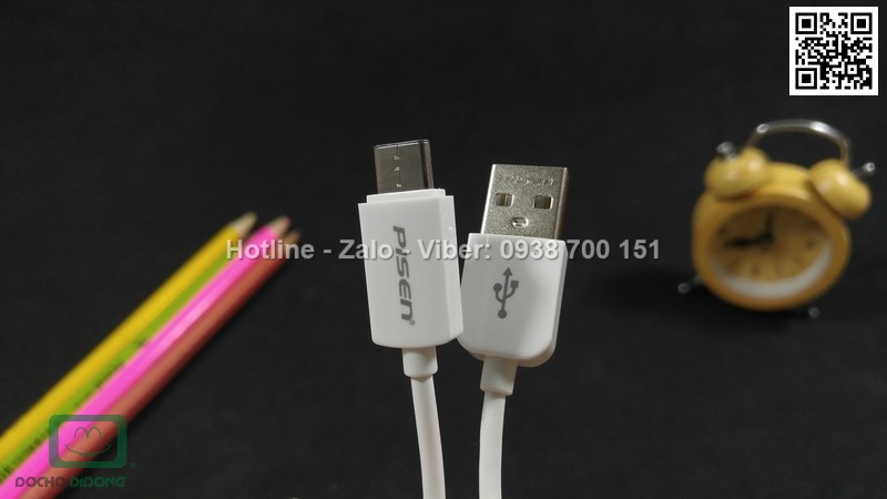 Cáp USB Type C Pisen 1m