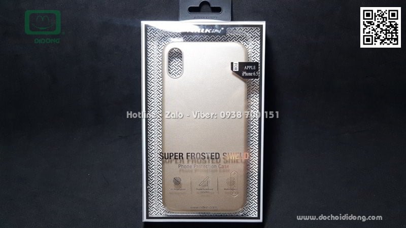Ôp lưng iPhone Xs Max Nillkin vân sần