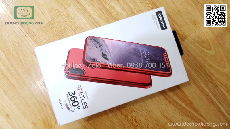 Ốp lưng iPhone X XS JOYROOM Beetles bảo vệ 360 độ