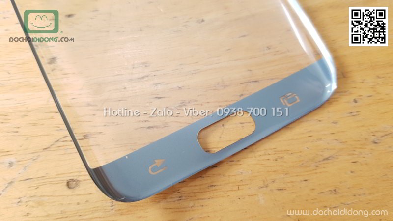 Miếng dán cường lực dẻo Samsung S7 Edge Zacase 3D kèm dán sau