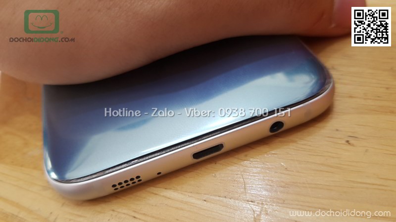 Miếng dán cường lực dẻo Samsung S7 Edge Zacase 3D kèm dán sau