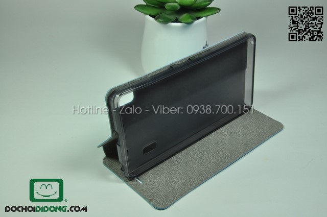 Bao da Lenovo A7000 ( K3 Note ) Mofi da trơn cao cấp