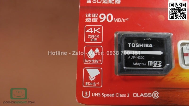 Thẻ nhớ MicroSD Toshiba 64GB Class 10 90MBs