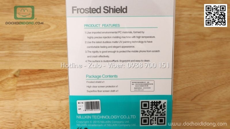 Ốp lưng Samsung Note 8 Nillkin vân sần