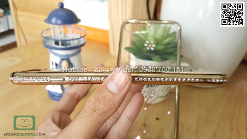 Ốp lưng iPhone 7 Plus đính đá lấp lánh
