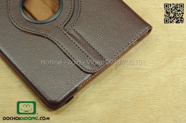 Bao da iPad mini 1-2-3 xoay 360 độ da sần