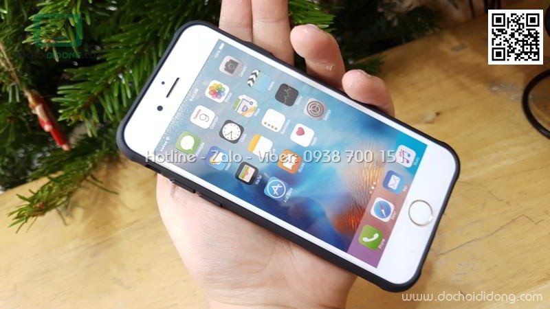 Ốp lưng iPhone 6 6S Likgus lưng kính viền dẻo