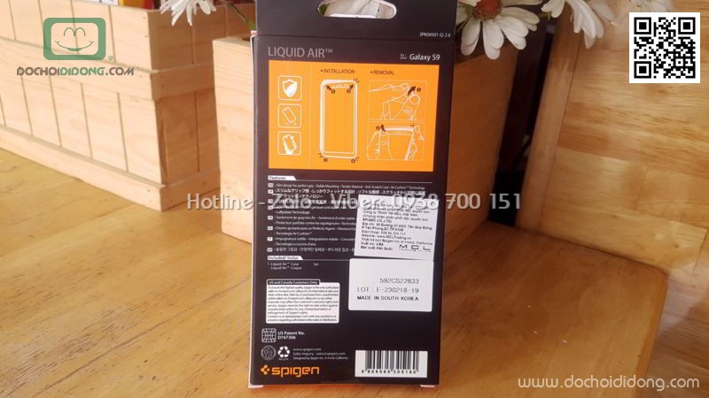 Ốp lưng Samsung S9 Spigen Liquid Air Armor