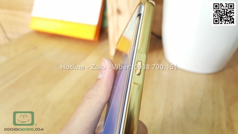 Ốp lưng Samsung Galaxy S7 Edge viền nhôm lưng tráng gương