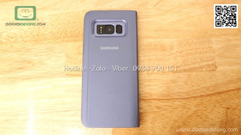 Bao da Clear View Samsung S8 loại 1