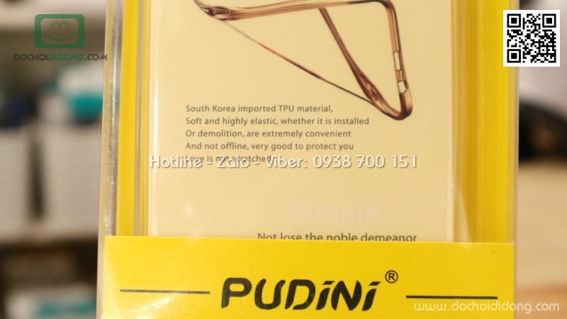 Ốp lưng Samsung Note 8 Pudini dẻo trong