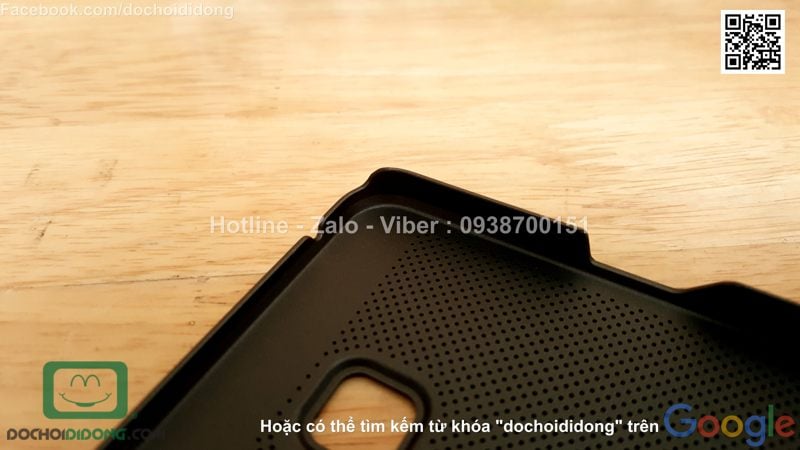 Ốp lưng Samsung Galaxy A7 2016 Loopee lưng lưới chống nóng