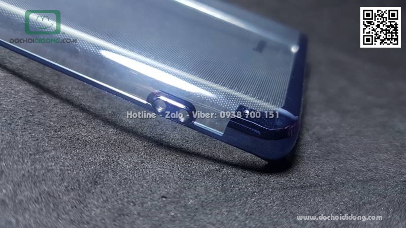 Ốp lưng Samsung Note 9 Baseus Glitter trong suốt viền màu