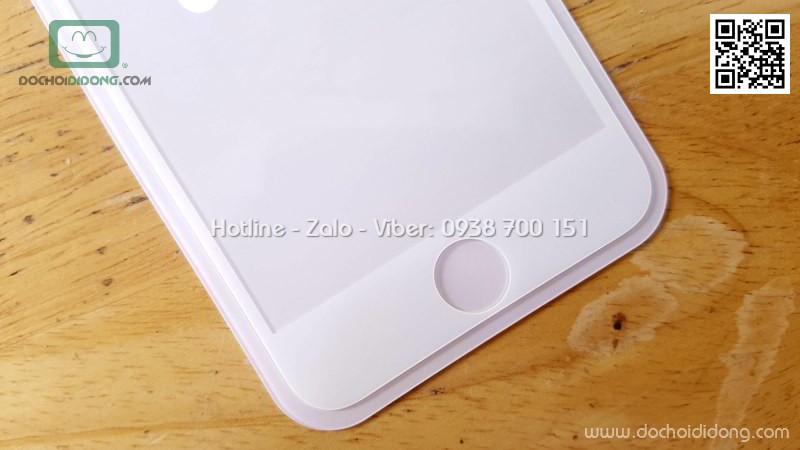 Miếng dán cường lực iPhone 7 8 Jcpal Presever full màn hình 3D chính hãng