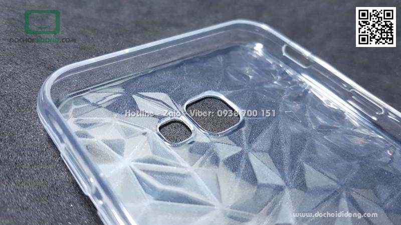 Ốp lưng Samsung J4 Plus dẻo trong kim cương