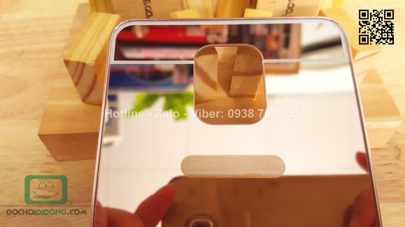 Ốp lưng Samsung Galaxy Note 4 viền nhôm lưng tráng gương