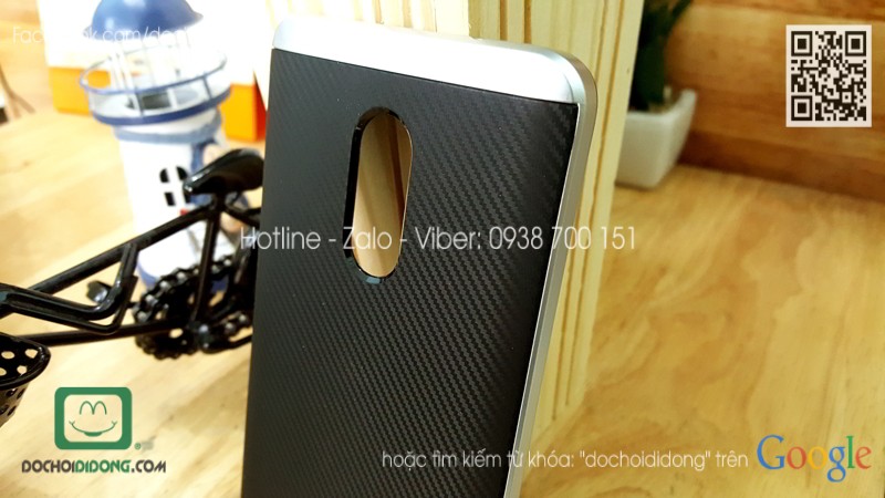 Ốp lưng Xiaomi Redmi Note 4 chống sốc vân carbon