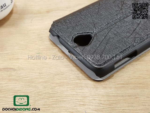 Bao da Lenovo A850 NK vân sần cửa sổ