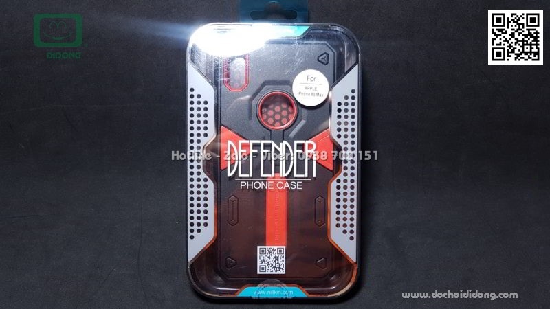 Ốp lưng iPhone XS Max Nillkin Defender siêu chống sốc