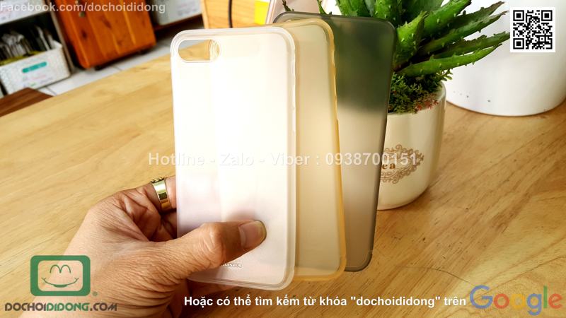 Ốp lưng iPhone 8 Baseus Slim Case