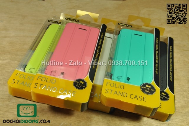 Bao da iPhone 5C Baseus Folio Stand Case