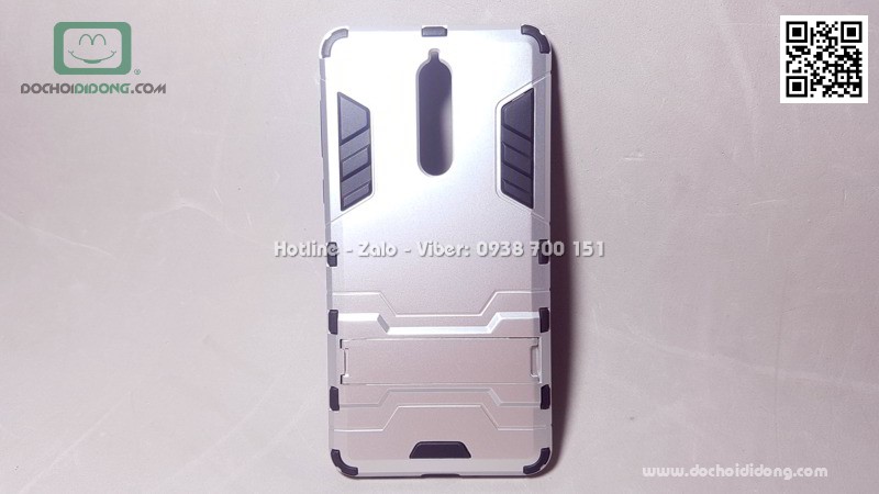 Ốp lưng Nokia 8 iRon Man chống sốc có chống lưng