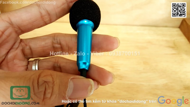 Micro hát karaoke dành cho điện thoại cỡ nhỏ