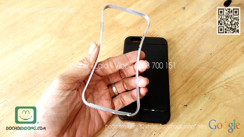 Ốp lưng iPhone 6 6s chống sốc vân carbon