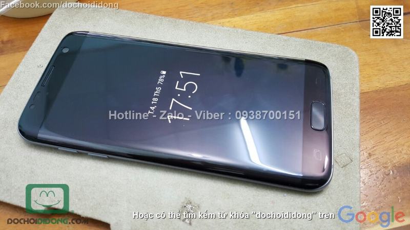 Miếng dán màn hình Samsung Galaxy S7 Edge viền màu 6H