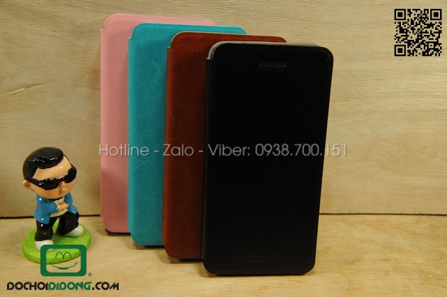 Bao da Lenovo S60 Mofi da trơn nắp thép