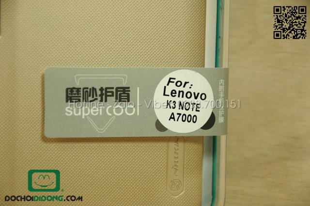 Ốp lưng Lenovo A7000 K3 Note Nillkin vân sần