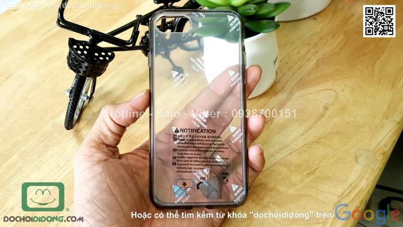 Ốp lưng iPhone 8 Ringke dẻo trong cao cấp