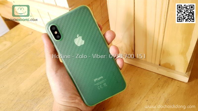 Ốp lưng iPhone X G-Case Couleur Series dẻo siêu mỏng