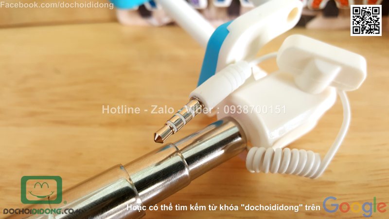 Gậy chụp ảnh tự sướng Mono Pod Jack 3.5 nhỏ gọn