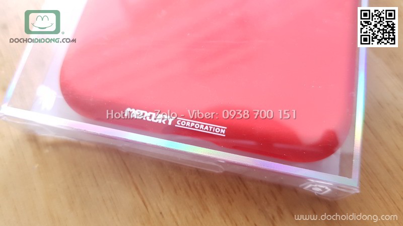 Ốp lưng iPhone X Mercury dẻo siêu mịn