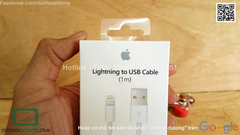 Cáp sạc Apple iPhone 7 Lightning chính hãng