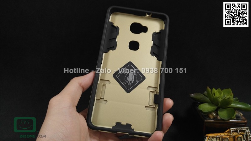 Ốp lưng Huawei Honor 5x Iron Man chống sốc có chống lưng