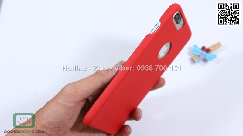 Ốp lưng iPhone 7 Plus G Case vân da cao cấp êm ái