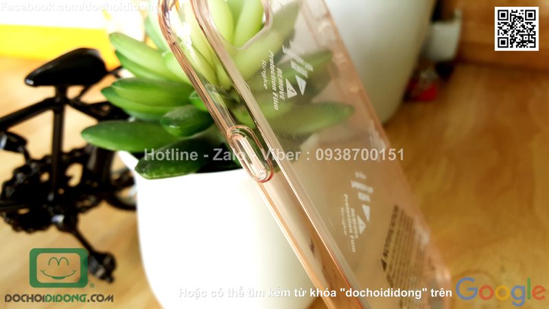 Ốp lưng iPhone 7 Ringke dẻo trong cao cấp