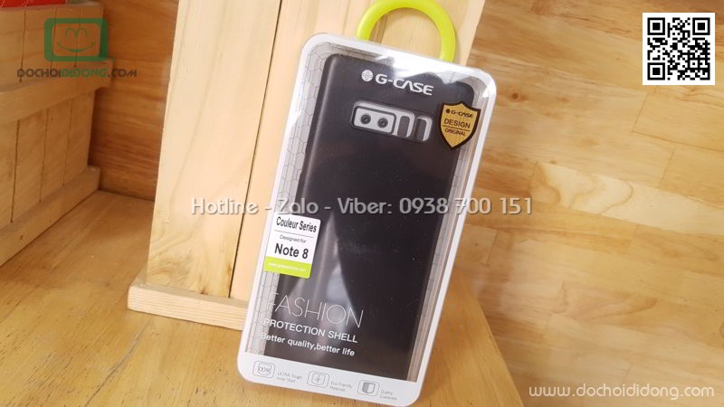 Ốp lưng Samsung Note 8 G-Case Couleur Series dẻo siêu mỏng