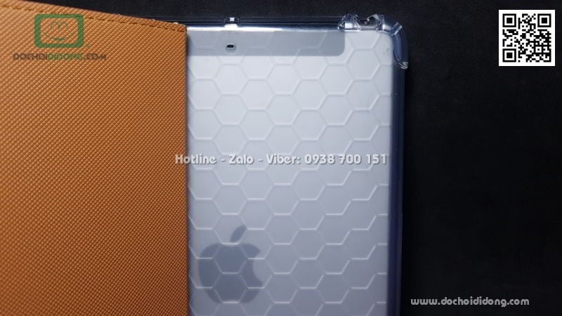Bao da iPad Mini 1 2 3 Kaku mặt vải cao cấp