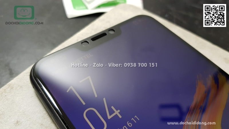 Miếng dán cường lực Lenovo Z5 full màn hình Zacase full keo