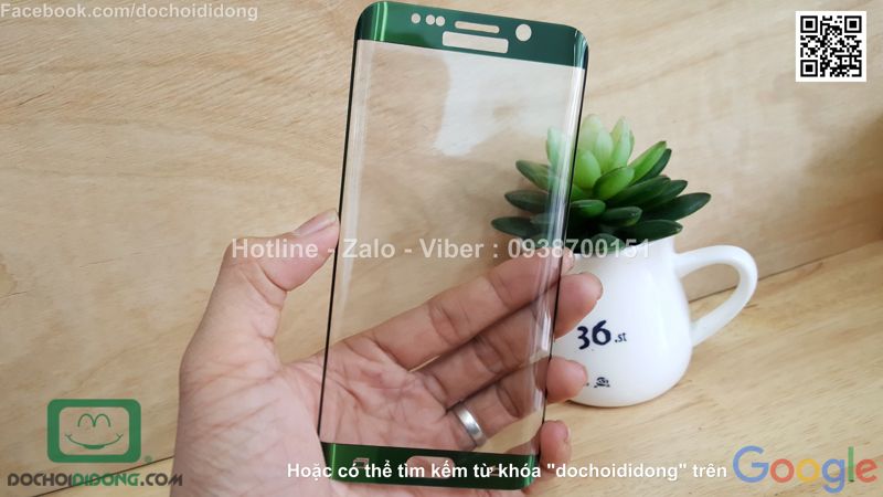 Miếng dán cường lực Samsung Galaxy S6 Edge Plus KYK 9H full màn hình