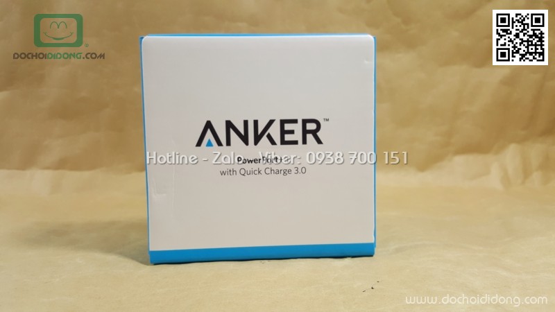 Bộ sạc nhanh 1 cổng Anker PowerPort+ 1 Quick Charge 3.0