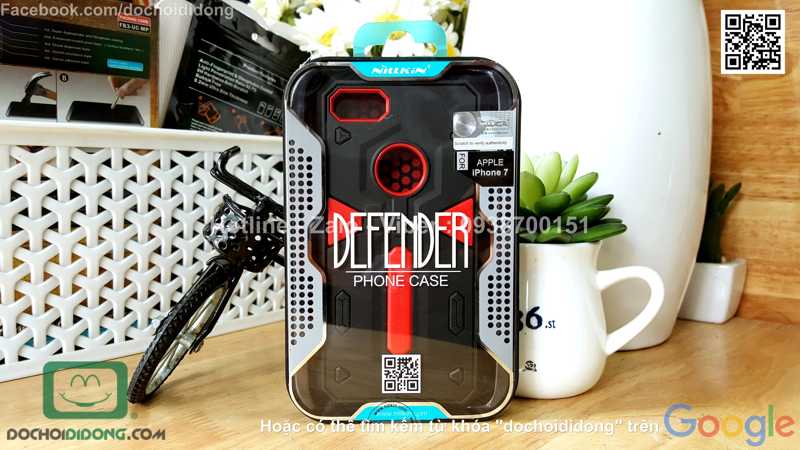 Ốp lưng iPhone 7 Nillkin Defender siêu chống sốc