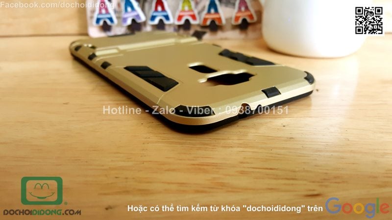 Ốp lưng Asus Zenfone 3 ZE520KL 5.2 Inch Iron Man chống sốc có chống lưng